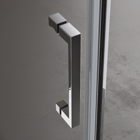 Cabina Astra 36UK, crom, sticla transparenta, usa batanta, cu sau fara cadita, diverse dimensiuni [1]
