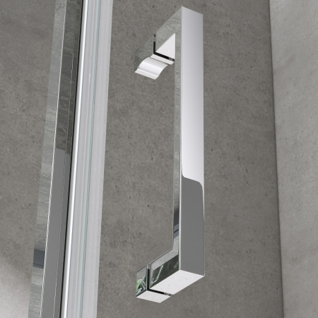 Cabina Astra 37K, crom, sticla transparenta, usa pliabila, cu sau fara cadita, diverse dimensiuni [6]
