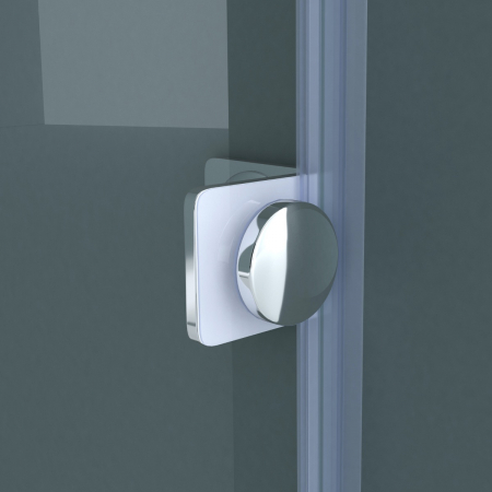 Cabina Astra R17-2, crom, sticla transparenta, usa glisanta, cu sau fara cadita, diverse dimensiuni [8]