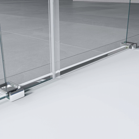 Cabina Astra R17-2UK, crom, sticla transparenta, usa glisanta, cu sau fara cadita, diverse dimensiuni [8]