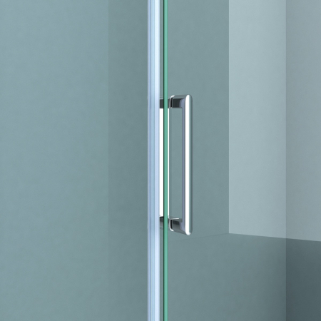 Cabina Astra R17, crom, sticla transparenta, usa glisanta, cu sau fara cadita, diverse dimensiuni [6]