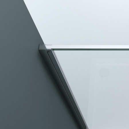 Cabina Astra R36, crom, sticla transparenta, usa batanta, cu sau fara cadita, diverse dimensiuni [3]