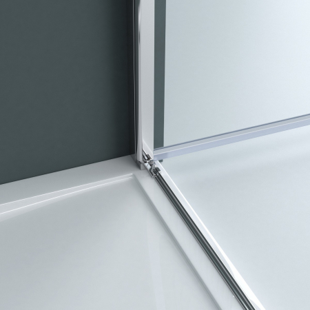 Cabina Astra R36, crom, sticla transparenta, usa batanta, cu sau fara cadita, diverse dimensiuni [7]