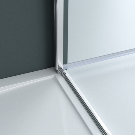 Cabina Astra R36MS, crom, sticla sablata partial, usa batanta, cu sau fara cadita, diverse dimensiuni [10]