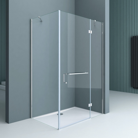 Cabine de duș - Cabina Astra R4, crom, sticla transparenta, usa batanta, cu sau fara cadita, diverse dimensiuni