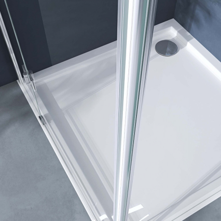 Cabina Astra R5, crom, sticla transparenta, usa batanta, cu sau fara cadita, diverse dimensiuni [8]