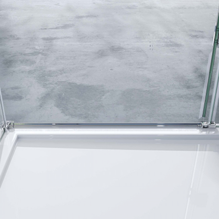 Cabina Astra R5, crom, sticla transparenta, usa batanta, cu sau fara cadita, diverse dimensiuni [9]