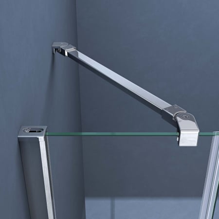 Cabina Astra R5, crom, sticla transparenta, usa batanta, cu sau fara cadita, diverse dimensiuni [6]