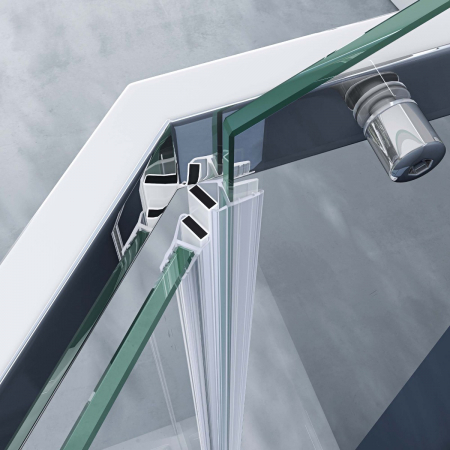 Cabina Astra R8, crom, sticla transparenta, usa batanta, cu sau fara cadita, diverse dimensiuni [3]