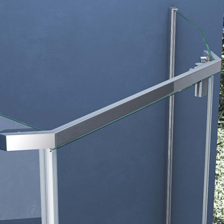 Cabina Astra R8, crom, sticla transparenta, usa batanta, cu sau fara cadita, diverse dimensiuni [5]