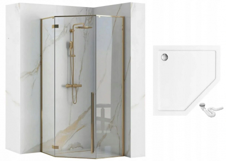 Cabina Diamond Gold, batanta, cu sau fara cadita, auriu [5]