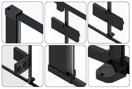 Cabina Fargo Black Mat, batanta [3]