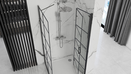 Cabina Molier Black, pliabila, negru [1]