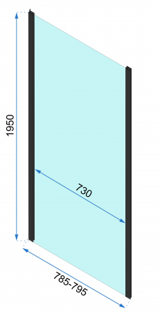 Cabina Rapid Fold 3, pliabila, negru [9]