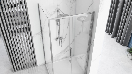 Cabina Rapid Slide Chrome 2, glisanta, crom [3]