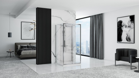 Cabina Rapid Slide Chrome 3, glisanta, crom [4]