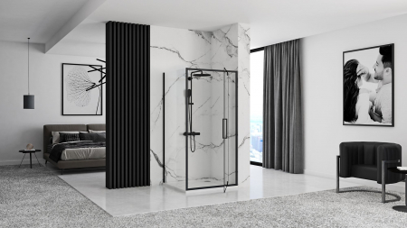 Cabina Rapid Swing Black 2, batanta, negru [3]