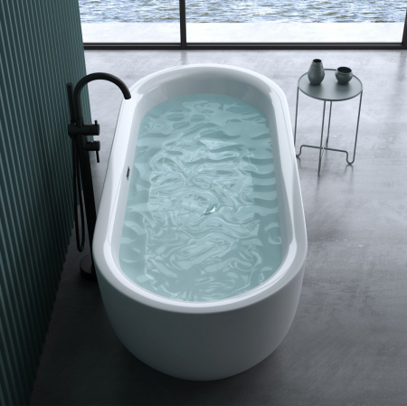 Cadă ovală Astra V507, acril, 180x79 cm, freestanding [2]