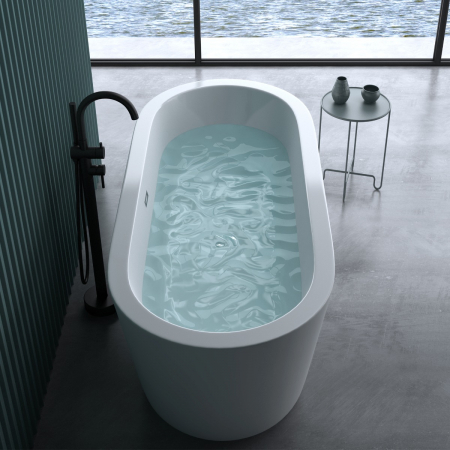 Cadă ovală Astra V511, acril, 180x80 cm, freestanding [3]