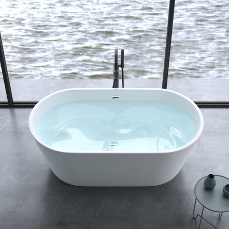 Cadă ovală Astra V520, acril, 150x79 cm, freestanding [2]