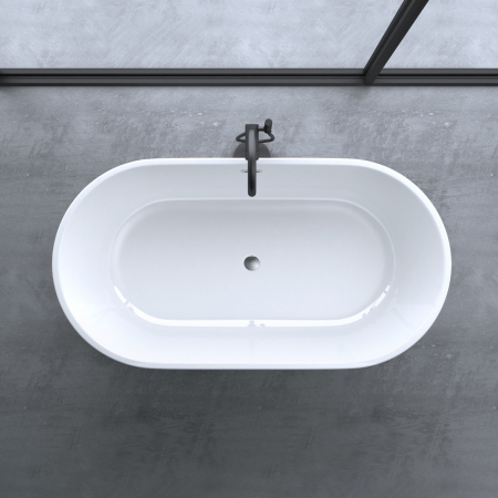 Cadă ovală Astra V520, acril, 150x79 cm, freestanding [5]