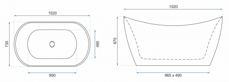 Cadă Kerrano, acril, 150-170 cm [5]