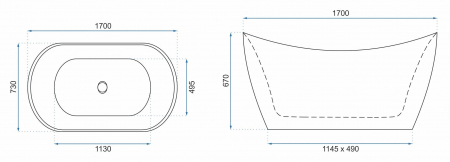 Cadă Kerrano, acril, 150-170 cm [5]