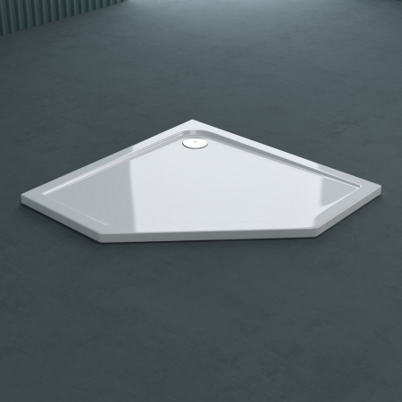 Cadita dus Astra F5W, acril, inaltime 4 cm, pentagonal, alb, diverse dimensiuni [1]