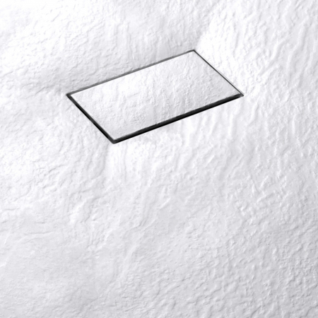 Cadita dus Astra G06, compozit, inaltime 4 cm, dreptunghiular sau patrat, alb [5]