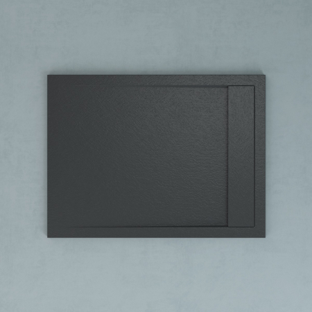 Cădițe de duș - Cadita dus Astra Quore, compozit, inaltime 3 cm, dreptunghiular, negru, diverse dimensiuni