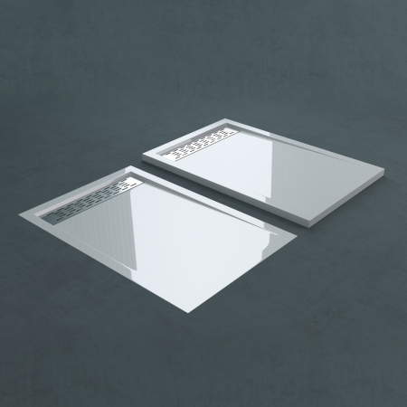 Cadita dus Astra X04, acril, inaltime 5 cm, dreptunghiular, alb, diverse dimensiuni [6]