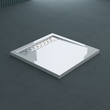 Cadita dus Astra X04W, acril, inaltime 5 cm, dreptunghiular, alb, diverse dimensiuni [3]