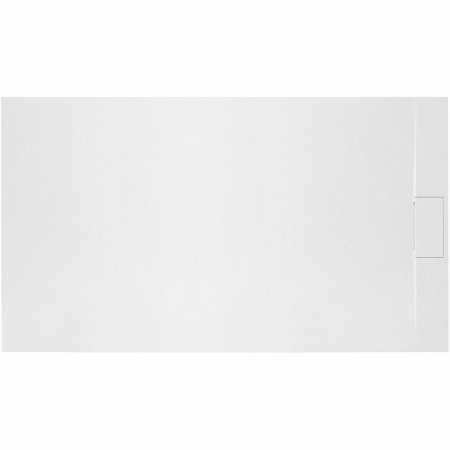 Cădițe de duș - Cadita dus Bazalt White, 80x120 cm, inaltime 2.5 cm, compozit, alb