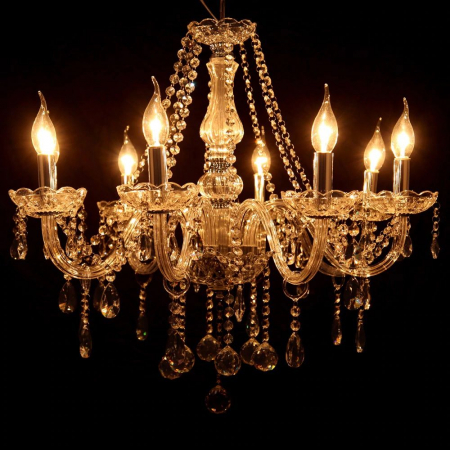 Candelabru cu lampă de cristal 300 750 [7]