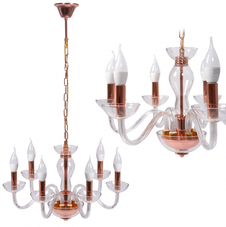 Lustre si pendule - Candelabru suspendat APP1081-6CP