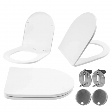 Vase WC si Bideuri - capac UF DUROPLAST FLAT WHITE