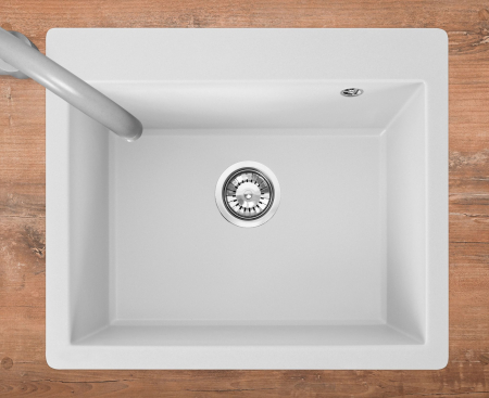 Chiuveta bucatarie Granit Lin white [3]