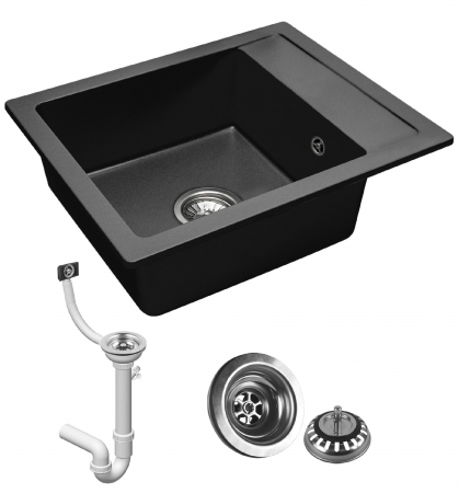 Chiuveta bucatarie Granit Rino black [3]