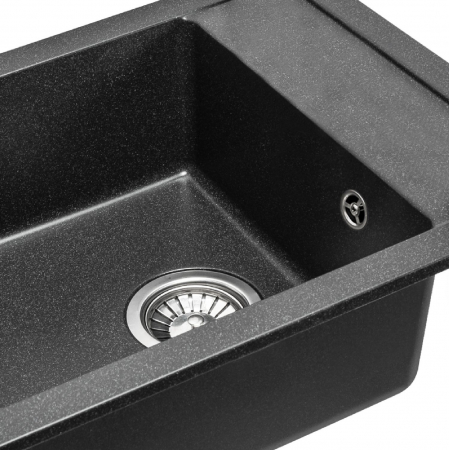 Chiuveta bucatarie Granit Rino black pietriciele [2]