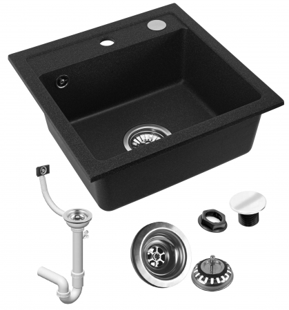 Chiuveta bucatarie Granit  West black dots [3]