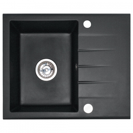 Bucătărie - Chiuveta bucatarie NORTH black cu picăţele