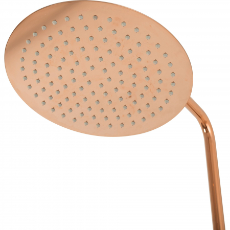 Coloana de dus cu termostat Lungo Rose Gold, anti calcar, auriu rose, montaj pe perete [3]