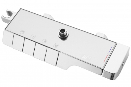 Coloana de dus cu termostat Rob Chrome, anti calcar, crom, montaj pe perete [4]