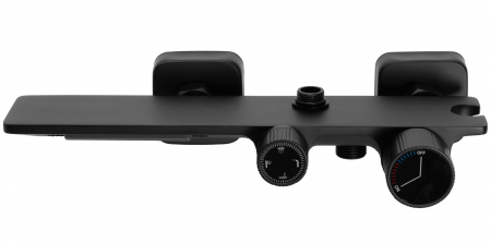 Coloana de dus Helix Black, anti calcar, negru, montaj pe perete [6]