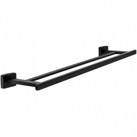 Cuiere și suporturi prosoape - Cuier de baie Black OSTE 02