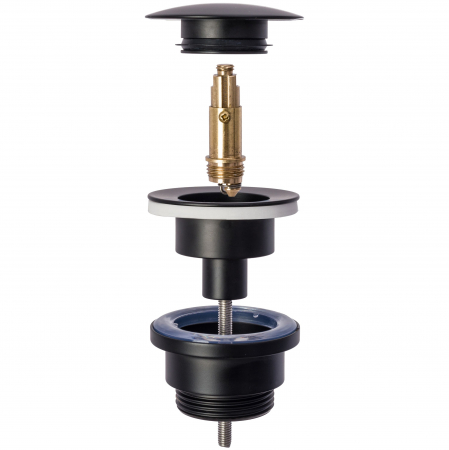 Dop pentru lavoar universal klik-klak negru black [1]