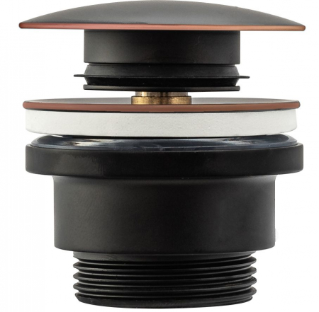 Accesorii baie - Dop pentru lavoar universal klik-klak Old Black