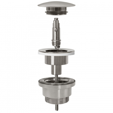 Dop universal pentru lavoar click-clack Nichel INOX [1]