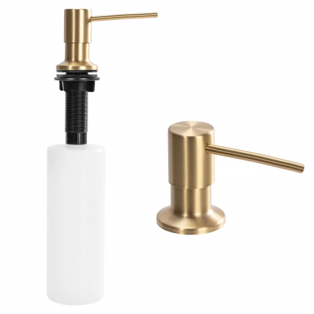 Dozatoare și săpuniere - Dozator de săpun gold brush round