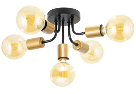 Lustre si pendule - Lampa APP1118-5C Black Gold